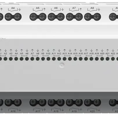 Attuatore di commutazione 24×/avvolgibili 12× AMD Comfort, 4mA, 250V, 16A, 12UM 