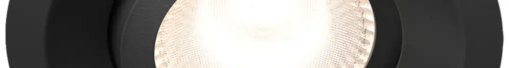 Downlight LED Plejd DWN-01-B 8W 515lm 2200…4000K IP44 VAR Ø94mm noir 