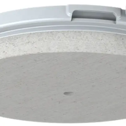 Placca frontale HaloX 100 p.calcestruzzo in opera, uscita variabile,fibra miner. 