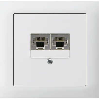 Scatola INS kallysto 2×RJ45s separato bianco 