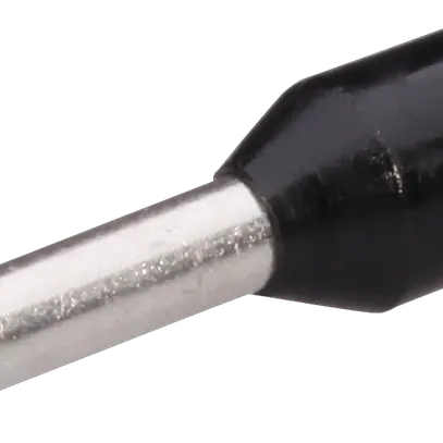 Capocorda Mischke IE 1.5mm²/8mm Cu-stagnato isolato neero 