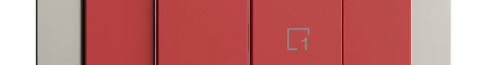 Stazione secondaria INC 1K/2T per interruttore scena Edue Wiser berry 