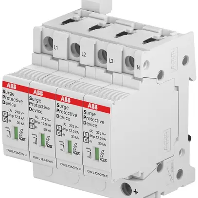 Parasurtension ABB proM compact T1-T2 4L contact d.signal./varistor d.réserve 