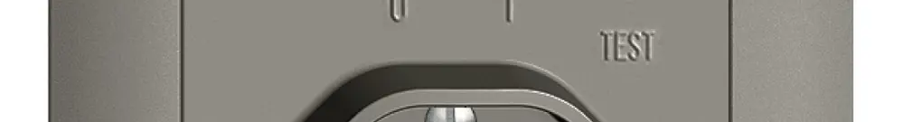 Kit frontal EDIZIOdue pour prise FI gris foncé 