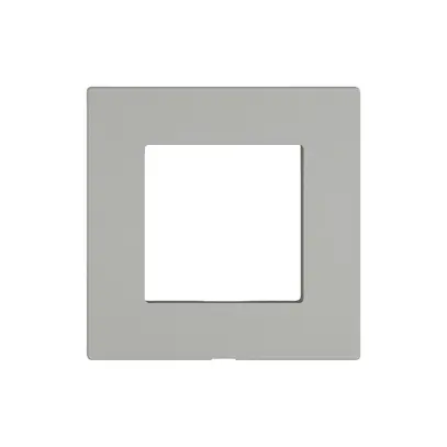 Piastra frontale EDIZIO.liv Wiser 60×60mm grigio chiaro 