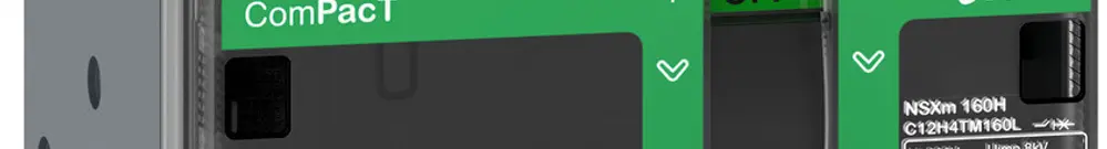 Disjoncteur de puissance ComPacT NSXm100N avec TM50D, 4P 50A 50kA, EL 