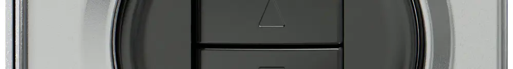 Interruttore tapparelle INC ELEMENT 1P 2 tasti alluminio 