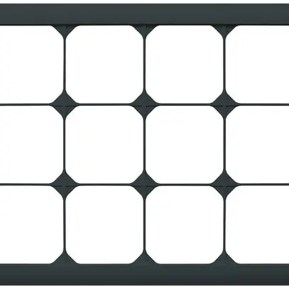 Telaio di copertura INC kallysto.line 4×3 nero orizzontale 212×272mm 