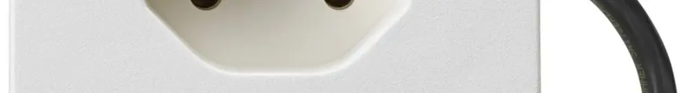 Prise INC FLF 3×type 13 L2 blanc pour câble plat Technofil 