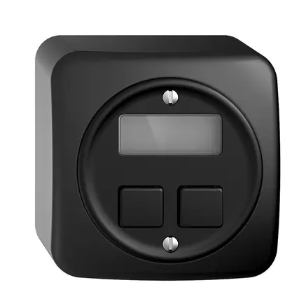 Termostato ambiente KNX AP STANDARDdue 2×con LED RGB, nero 