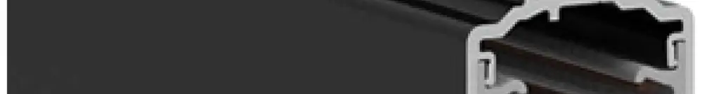 Rail conducteur AP Sylvania OneTrack 250…440V 3 ph DALI aluminium 2000mm noir 