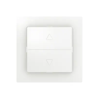 Interrutore per tapparelle Sidus, 1-canale, tipo E, bianco 