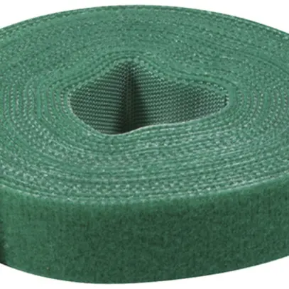 Bande auto-agrippante VALUE à double face 10mm×25m vert 