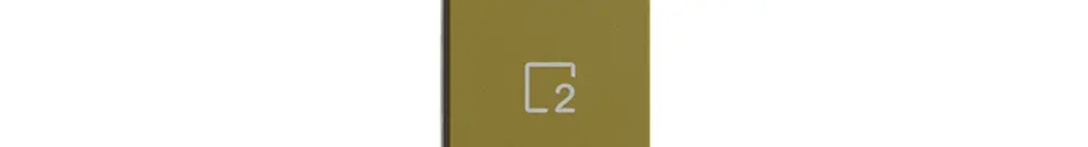 UP-Taste 1/4 Edue Wiser Symbol Szene 2 olive 