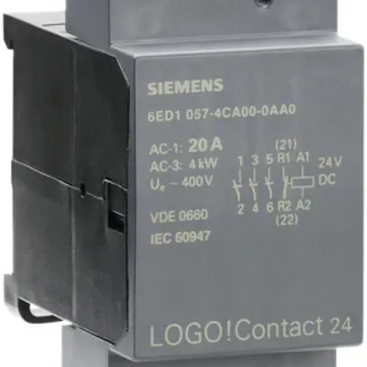 Module de contacteur Siemens LOGO! Contact 24VDC 3F 1O 