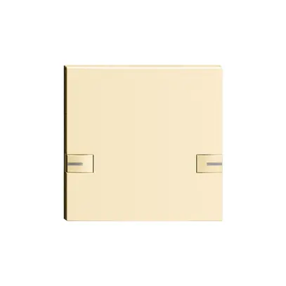 Taste 1/1 KNX/UNI-Taster mit LED EDIZIOdue 2×Einfachbedienung vanille 