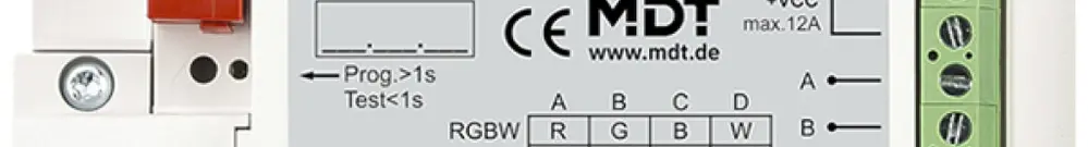 LED-Betriebsgerät KNX MDT AKD-0424V.02 4-Kan 72W 12…24V 