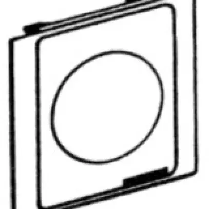 Blende tehalit Bohrung 63.5mm lichtgrau 