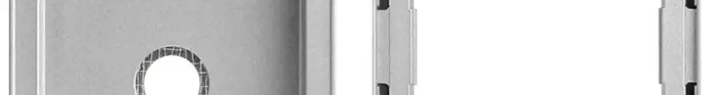 Scatola AP Urmet Alpha, 3×modulo, 125×306mm, con supporto per modulo telaio 