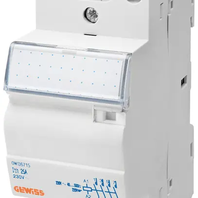 Contacteur AMD Gewiss 90 AM 230V AC/DC 2NO 25A 400V sans bourdonnement 2UM 