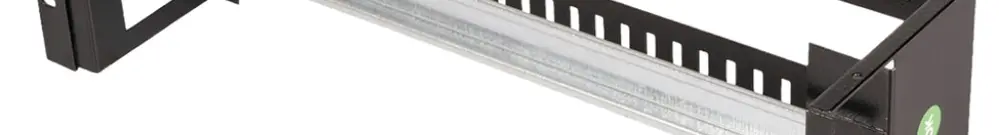 Einschub 19“ mit Tragschiene ROLINE 485×130×150mm schwarz Montageschiene 