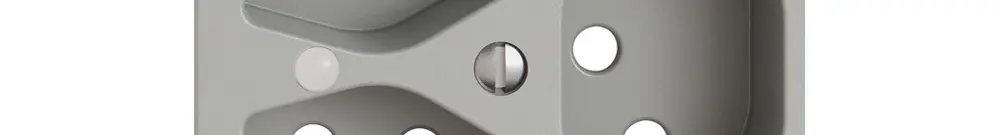 Kit de montage EDIZIO.liv SNAPFIX® pour 3×T13 avec lentille frontale grc 