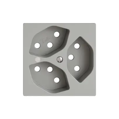 Kit de montage EDIZIO.liv SNAPFIX® pour 3×T13 avec lentille frontale grc 