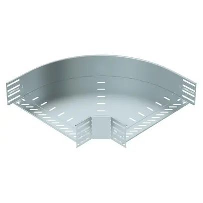 Bogen BET RB 90° 110×400mm Stahl bandverzinkt 