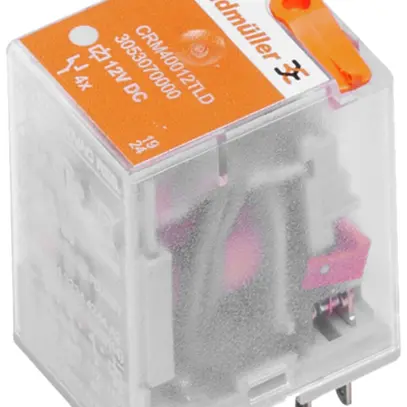 Relè WM CRM40524TL 4CO 7A AgNi 19.2…26.4VAC raccordo a innesto RT I 