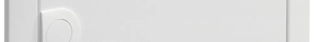 Cornice con porta Hager volta 1-fila 348×356×9mm IP30 bianco puro 