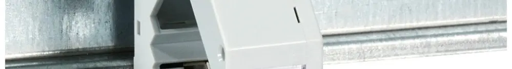 Adattatore per guida DIN H-LINE I per 1 modulo Keystone schermato, 22mm 