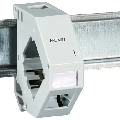 Adattatore per guida DIN H-LINE I per 1 modulo Keystone schermato, 22mm 