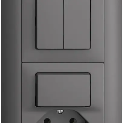 Combinaison ENC EDIZIOdue 1/1P+3/T13 gris foncé 