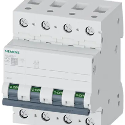 Disgiuntore Siemens SENTRON 5SL6 4P 400V C 13A 6kA 4UM 
