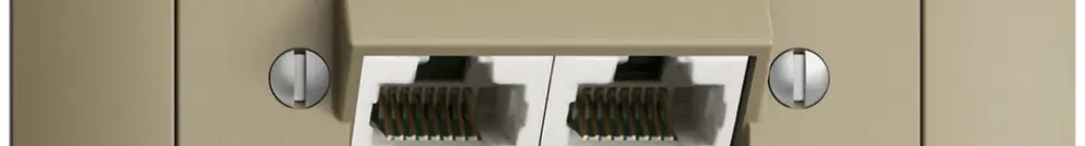 EB-Dose 2×RJ45/u 8P getr. EDIZIOdue sand ITplus 