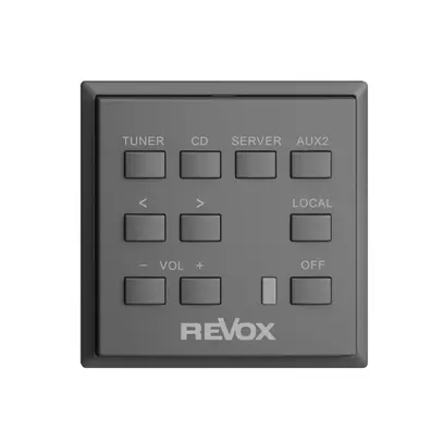 Commande murale ENC Revox EDIZIOdue gris foncé 