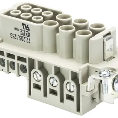 Insert p.douille Wieland Electric revos POW BUS 6/6 GC CA AG 6 40A 690V 1…10mm² 
