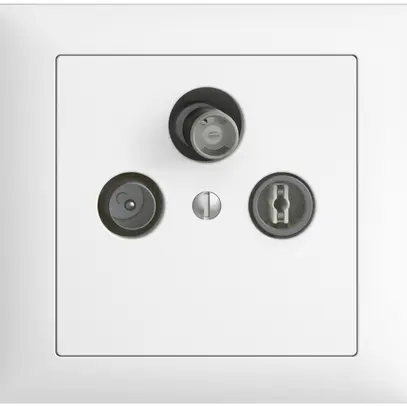 Prise d'antenne INC SAT/TV/R DB53 EDIZIOdue blanc avec SAT-F 