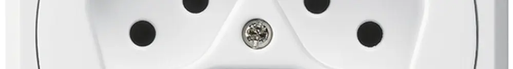 Prise ENC robusto 3×type 13 blanc sans clapet 