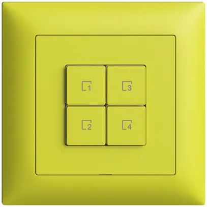 Poussoir scène ENC 4 scènes/4T Edue Wiser lemon 