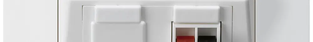 Presa INC audio kallysto.trend 1×bianco morsetto per 1 altoparlante 