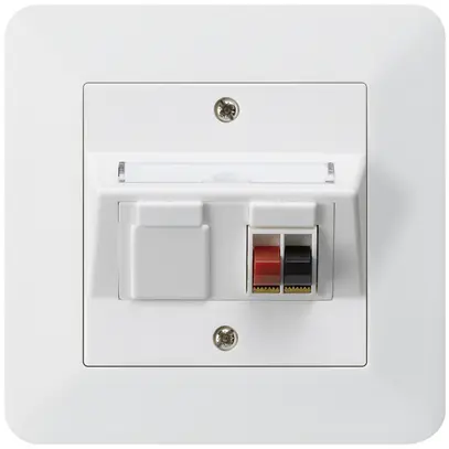 Presa INC audio kallysto.trend 1×bianco morsetto per 1 altoparlante 