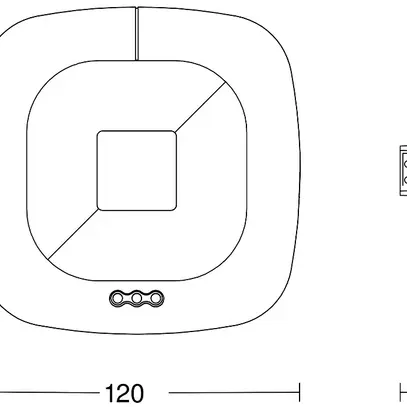 Rilevatore di presenza INS Steinel HF KNX 360° h=2.8m Ø12m 