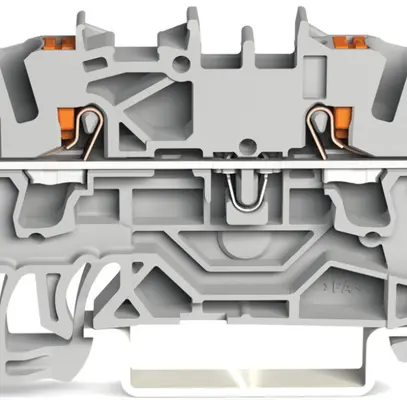 Morsetto di passaggio WAGO Top Job-S 2.5mm² 4L grigio serie 2202 
