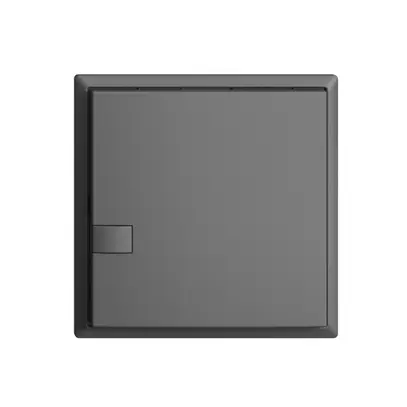 Poussoir univ. ENC 1×1t bornes à vis EDIZIOdue gris foncé, sans LED 