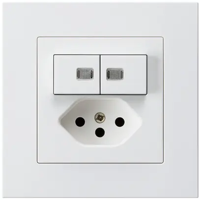 Combinazione luminosa INC kallysto.pro 2×A-R/1P+T13 bianco prot.bambini 2 lenti 