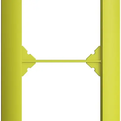 Telaio di copertura EDIZIOdue 1×2 lemon 