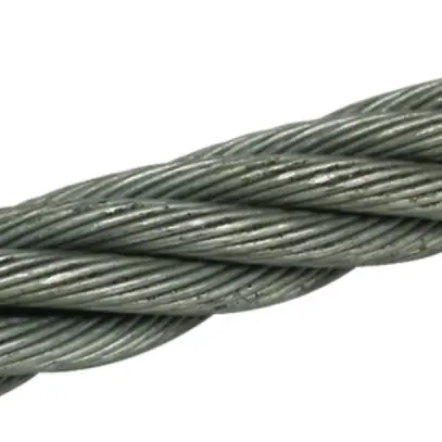 Fune acciaio flessible Elvatec/DEHN 11.5mm (19×2.3mm) anello 20m zinc galv. 