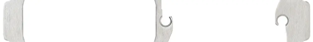 Plaque de fixation HA grd.I-I, horizontale, 77×137mm, 3-points+52mm, aluminium 