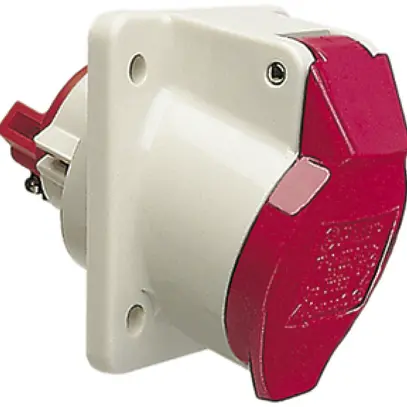 Presa AP tipo CEE 3L 16A 9h obliquo, contatti nichelate 